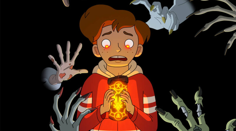 Haunted Hotel temporada 2 confirmada na Netflix; pôster oficial do anúncio de renovação da série animada adulta