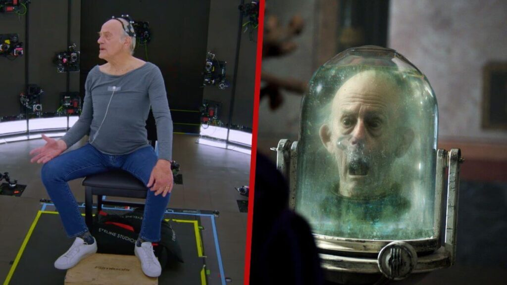 Wandinha 2: VFX de Professor Orloff revelados 3 Wednesday temporada 2 professor Orloff: como os VFX transformaram Christopher Lloyd em uma cabeça viva no frasco