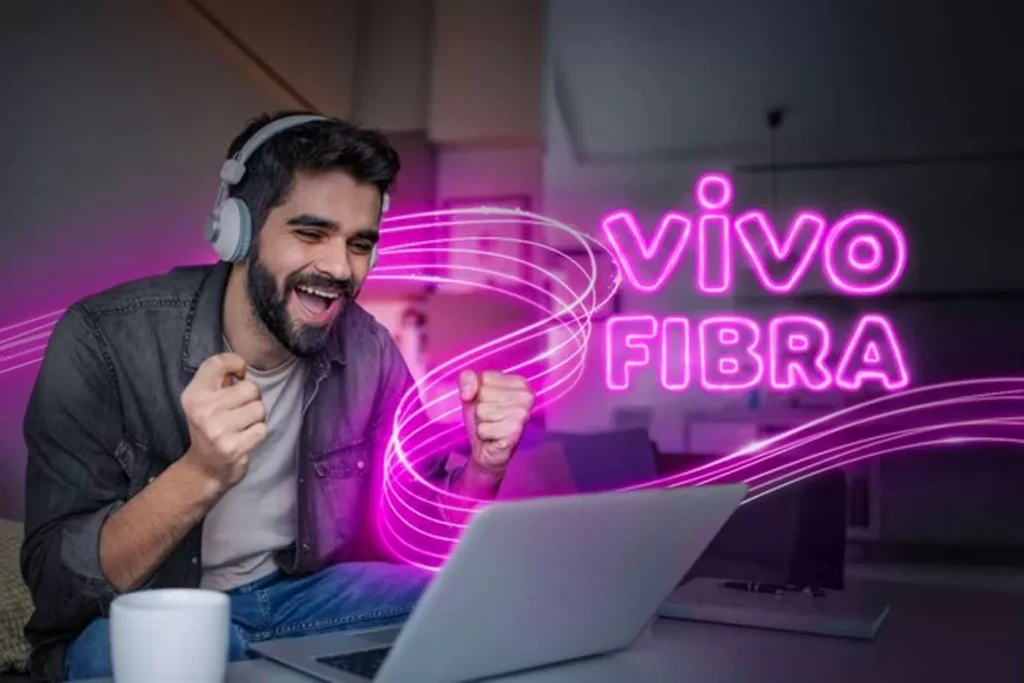 Vivo Fibra Lite: 500 Mb/s por R$ 90 no cartão 2 Ilustração Vivo Fibra com logotipo; destaque para o novo plano Vivo Fibra Lite e sua proposta pré-paga