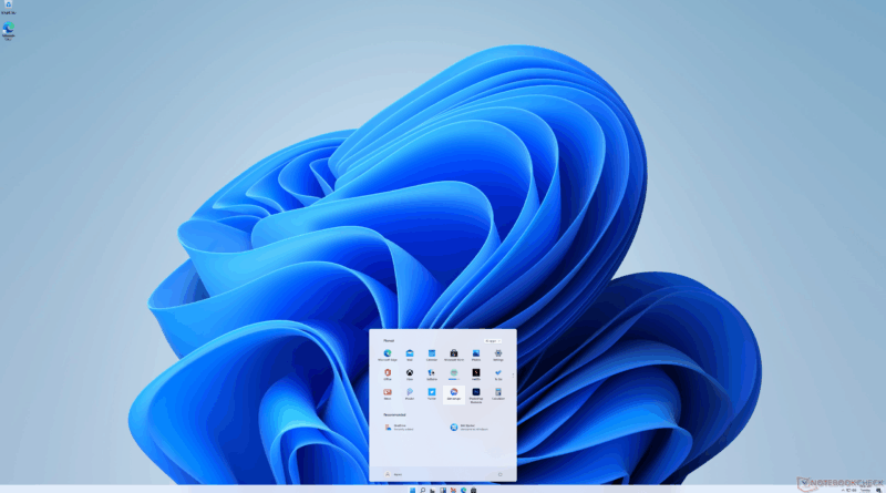 Windows 11 IA: tela inicial do sistema com menu Iniciar e integração de recursos inteligentes para produtividade