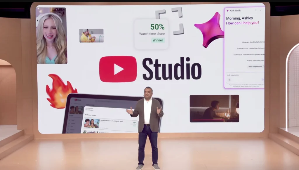 Made on YouTube: novidades do YouTube Studio com IA e recursos para criadores