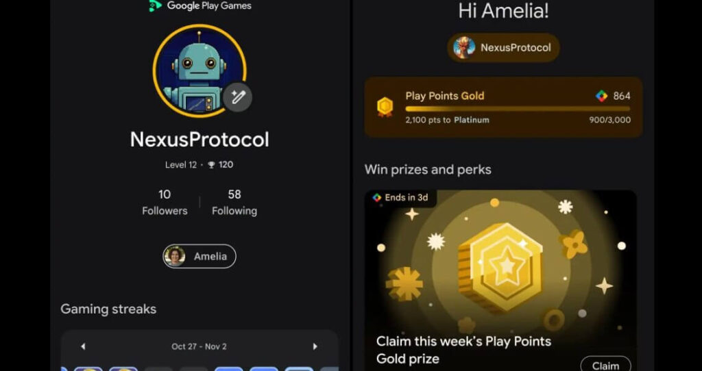 Google Play Store: atualização com IA e aba You 2 Nova experiência social na Google Play: perfil de jogos visível, seguidores, conquistas e Play Points
