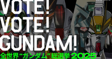enquete global de Gundam 2025 imagem oficial da votação de mobile suits Gundam