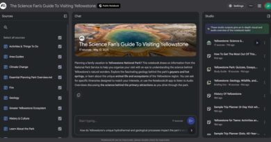 Exemplo do banner do Magic View exibido em um caderno do NotebookLM