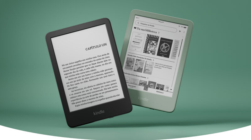 Kindle 2024 com tela e-ink antirreflexo e modo noturno, 16 GB de armazenamento e USB-C