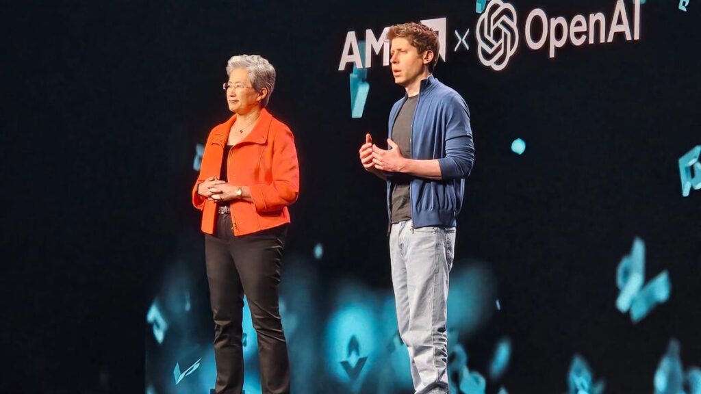 Ações da AMD disparam com acordo com OpenAI 1 Ações da AMD disparam após acordo com OpenAI no mercado de IA