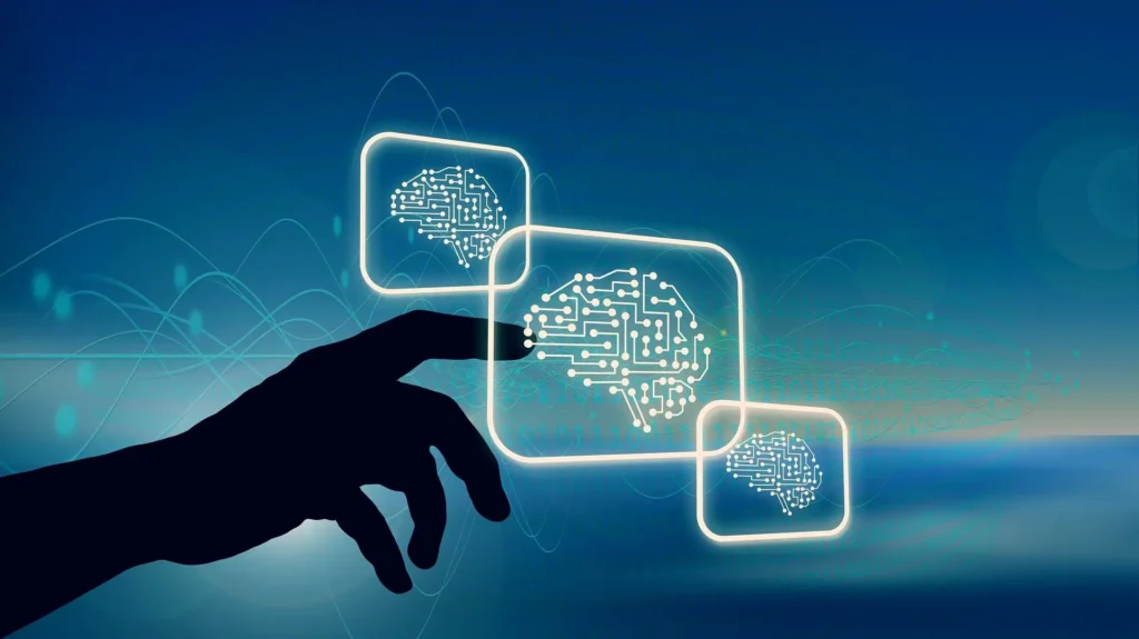 DeepSeek testa tokens visuais: Ilustração conceitual de inteligência artificial com foco em memória e atenção