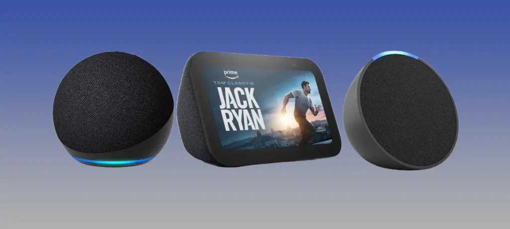 Echo, Kindle e Fire TV com desconto e cupom na Amazon 5 Linha Echo em oferta: Echo Dot, Echo Spot, Echo e Echo Show 8 com Alexa e integração smart