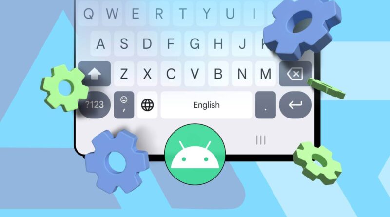 Teclado Android Gboard com engrenagens: ajuste configurações para digitação mais rápida e precisa