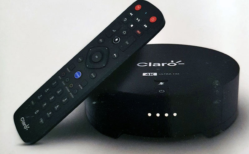 Claro libera Disney e Amazon: Decodificador Claro TV+ Box; opção IPTV com canais e apps de streaming