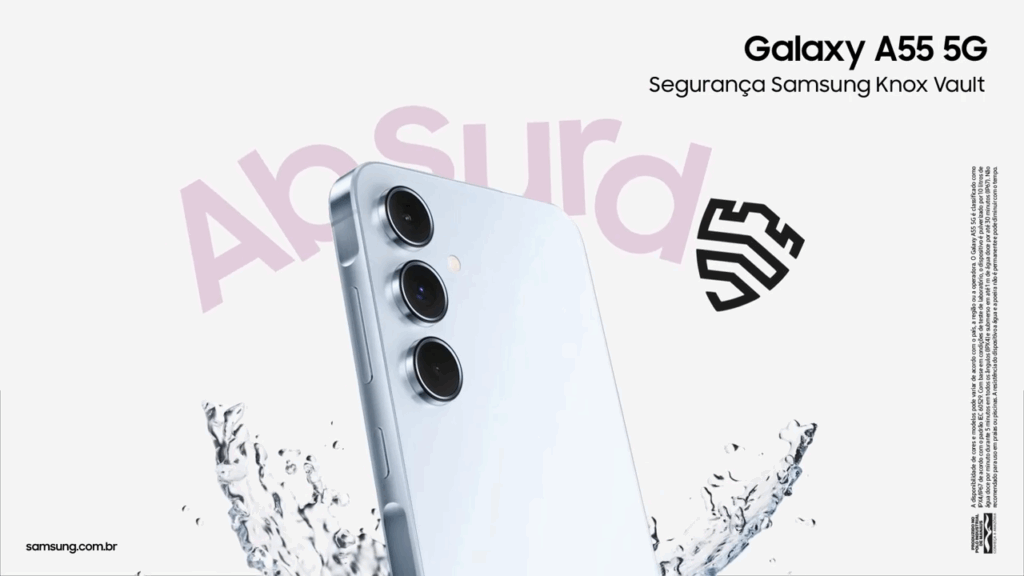 Galaxy A55 256 GB: menor preço do ano (54% OFF) 2 Galaxy A55 256 GB em promoção 54% OFF menor preço do ano Super AMOLED 120 Hz