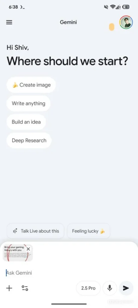 Google Gemini ganha marcação de imagem tipo Circle to Search 12 gemini image input markup 4 486w 1080h
