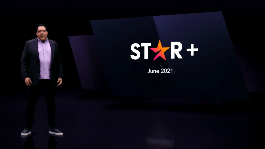 Hulu no Brasil: Disney encerra Star+ em 8/10 5 Logotipo do Star+ em fundo escuro durante seu lançamento na América Latina