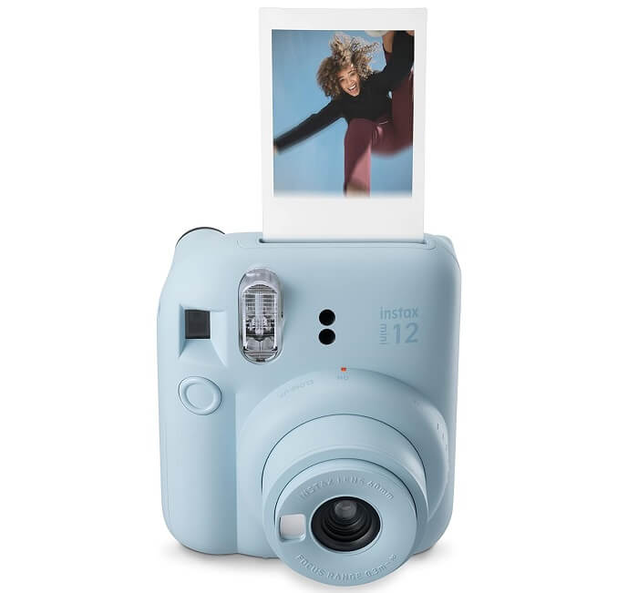 Instax Mini 12 close-up modo selfie