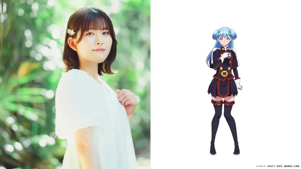 Imagem dos novos visuais de personagens de Mato Seihei no Slave 2 incluindo Mira Kamiunten, Bell Tsukiyono e Yakumo Ezo.