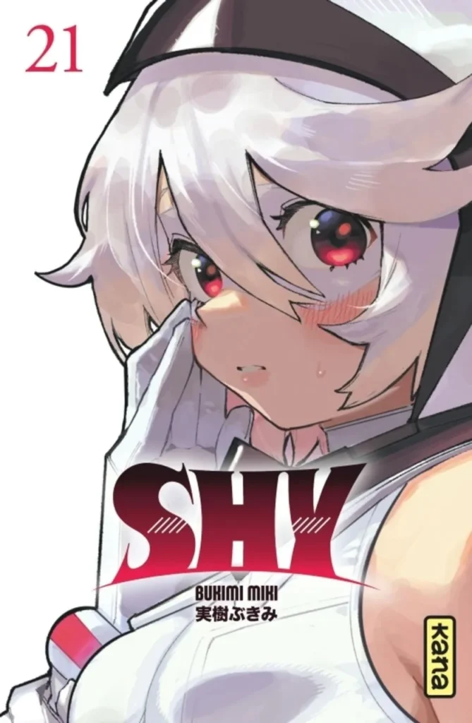 Cenas do mangá SHY mostrando Teru Momijiyama em ação e momentos emocionais