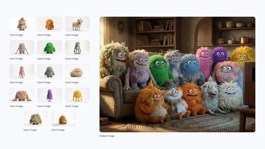 Nano Banana Pro: o novo modelo de imagem da Google DeepMind 7 Manter a consistência de até 14 entradas, incluindo vários caracteres, em uma composição complexa.