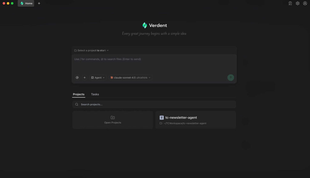 Verdent coding agent atinge 76,1% no SWE-bench Verified 1 Verdent coding agent: Interface do Verdent AI exibida em ambiente de desenvolvimento Visual Studio Code, destacando ferramentas de revisão automática e análise de código.