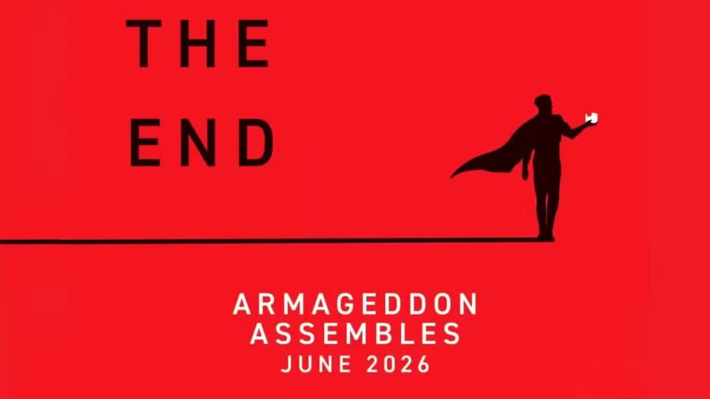 Personagem misterioso segura uma Caixa da Origem no teaser de Armageddon
