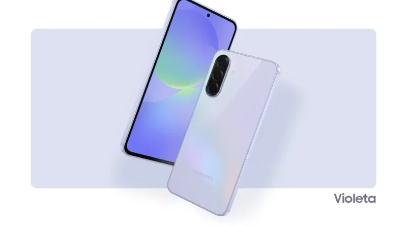 Samsung Galaxy A36 5G visto de frente e de costas