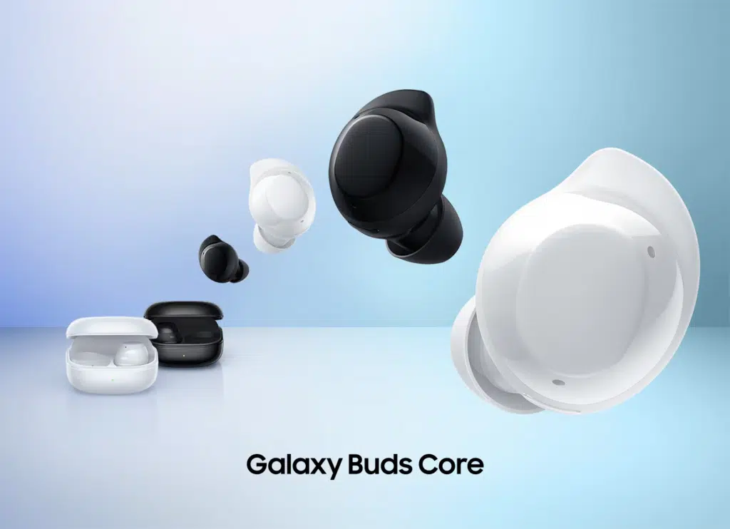 Galaxy Buds Core em promoção por menos de R$ 200 na Black Friday 2 Design do Galaxy Buds Core leve e ergonômico