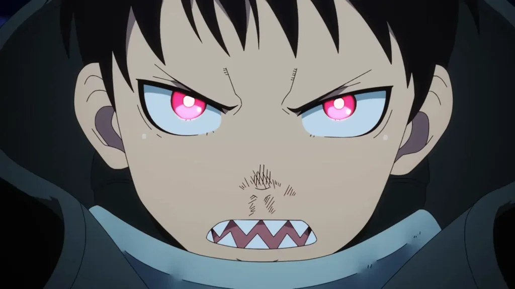 Trailer Fire Force 3 parte 2 mostrando Shinra Kusakabe e equipe em batalha final