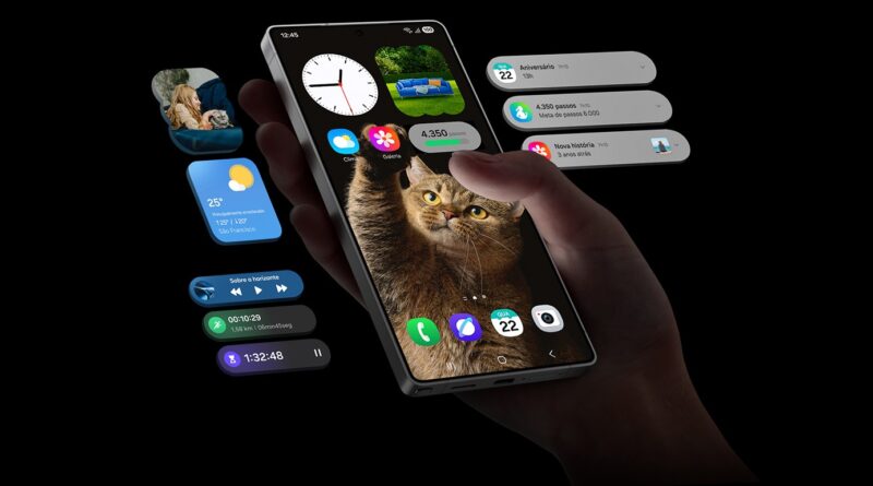 Samsung Galaxy S24 Ultra em mãos, um dos aparelhos afetados pela falha zero-day spyware Landfall