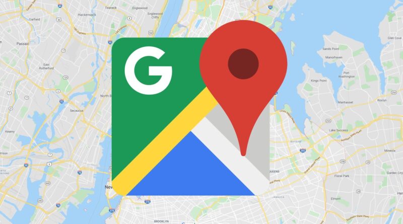 Interface do Google Maps exibida em smartphone, destacando recurso Gemini como copiloto de navegação