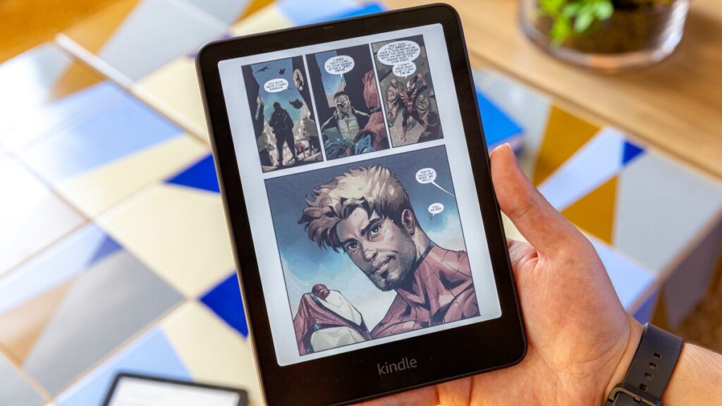 Kindle Colorsoft cai para R$ 1.329,05 na Black Friday da Amazon 1 Kindle Colorsoft Signature Edition com tela colorida e 32 GB de armazenamento, em promoção durante a Black Friday 2025
