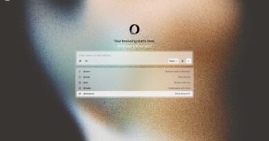 Visual do Opera Deep Research Agent no navegador Neon, interface do novo agente de pesquisa baseado em IA