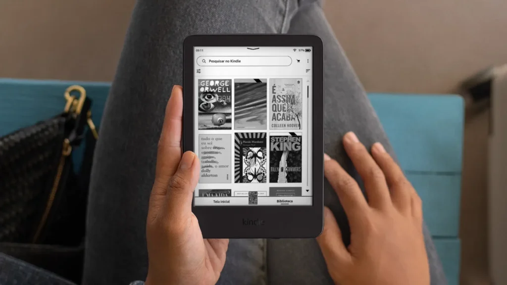Kindle 11ª geração com tela antirreflexo em oferta na Amazon