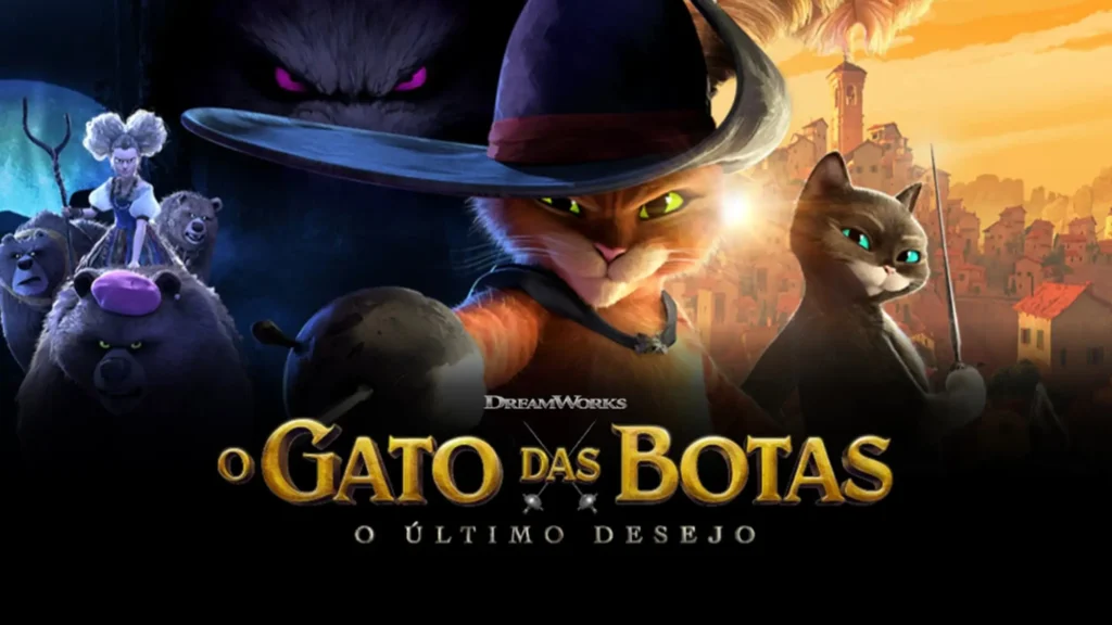 5 animações da DreamWorks que você precisa ver 5 Gato de Botas 2: O Último Pedido