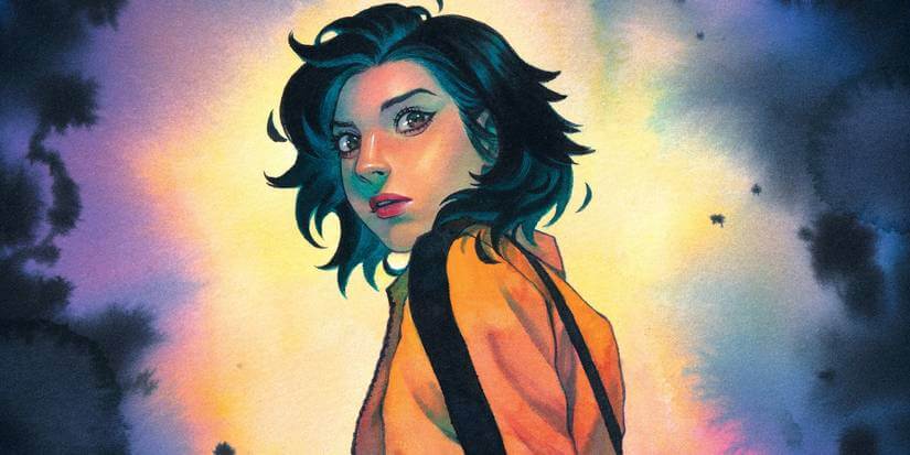 Zadie Lu cercada por sombras na capa de Shadecraft
