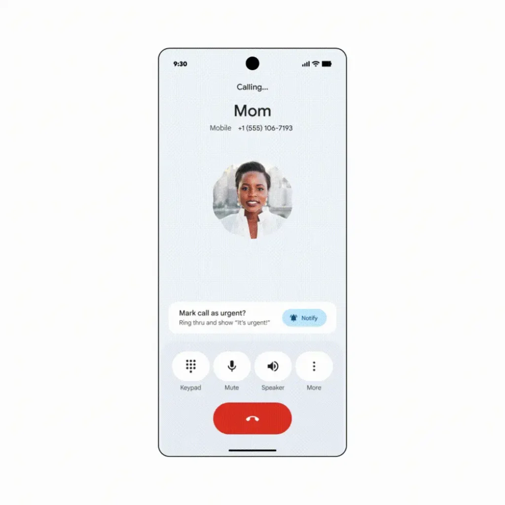 Android ganha alerta visual para ligações urgentes com Call Reason 3 GIF mostrando a função Call Reason em ação no Android