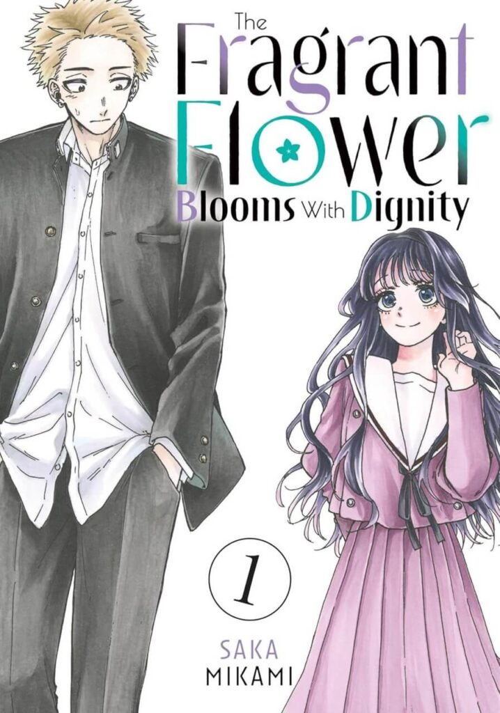 capa do 1 volume de Kaoru Hana wa Rin to Saku mostrando Kaoruko e Rintaro