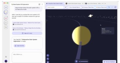 Interface do navegador experimental Google Disco, mostrando a criação de aplicativos personalizados com IA Gemini