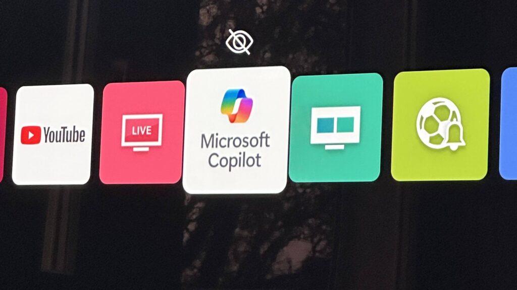LG instala Copilot em TVs sem consentimento dos usuários 2 App do Microsoft Copilot em uma TV LG