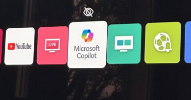 App do Microsoft Copilot em uma TV LG