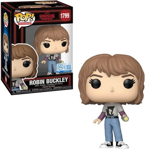 Funko Pop Robin com lanterna Hawkins