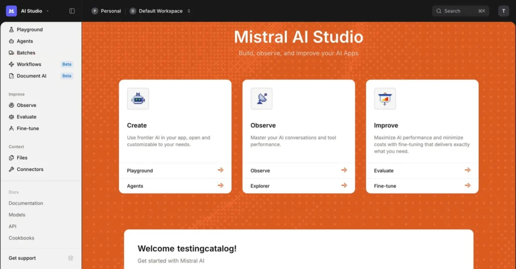 Mistral AI testa novo Workflow Builder para sua plataforma 3 Interface beta do Workflow Builder da Mistral AI com conectores e fluxos automatizados