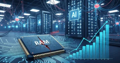 Ilustração mostra aumento nos preços de eletrônicos em 2026 devido à crise da RAM