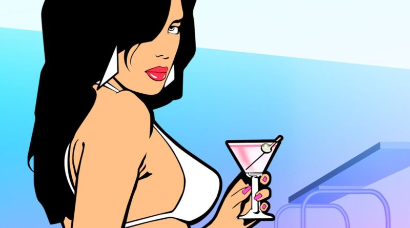 Divulgação da Rockstar Games ilustrando GTA Vice City em HTML5 jogável no navegador