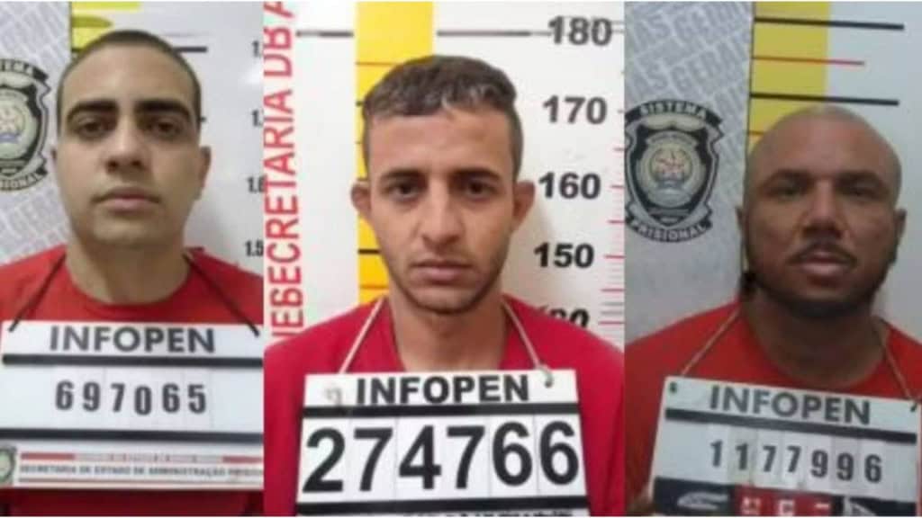Foto dos presos foragidos liberados indevidamente