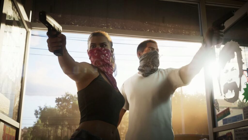Vazamento de GTA 6: ex-funcionário da Rockstar revela animações inéditas 2 Cena de GTA 6 mostra Jason e Lucia em animações ainda não finalizadas