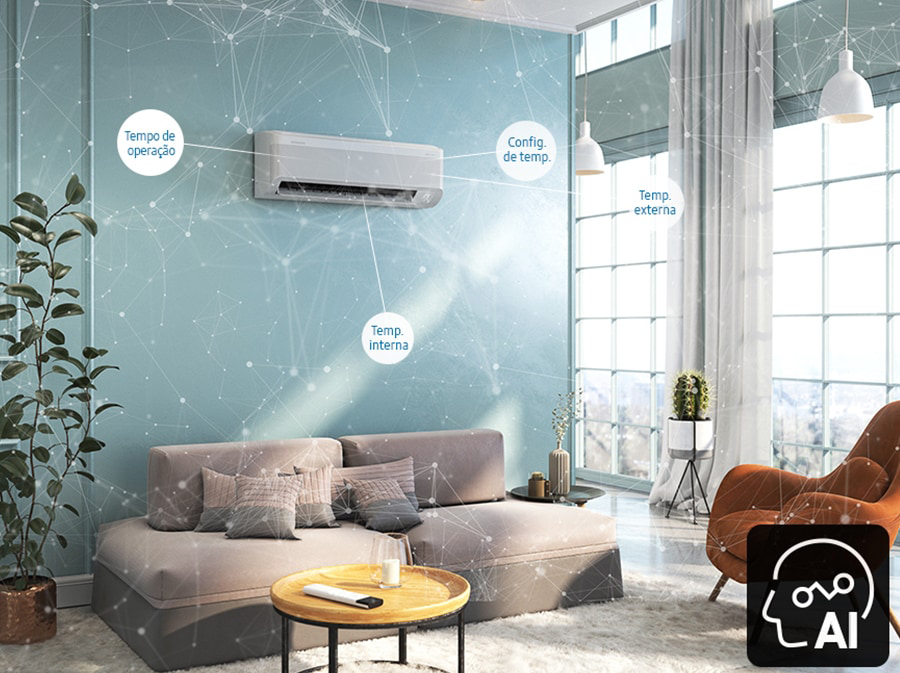 Filtro antibacteriano Samsung WindFree AI ar-condicionado