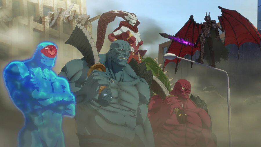 Demônios do inferno em Devil May Cry segunda temporada Netflix