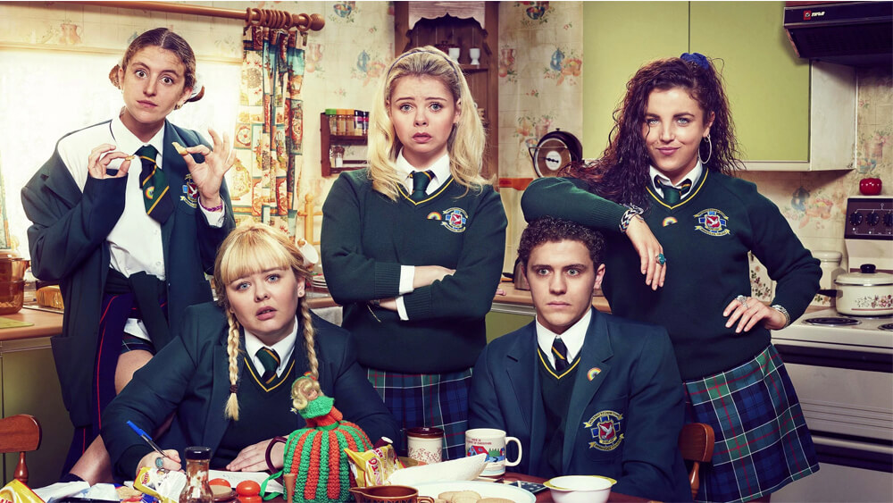 Distribuição de Derry Girls
