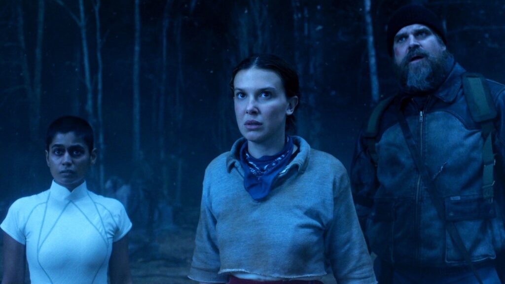 Kali, Eleven e Hopper unidos em Stranger Things 5 Volume 2