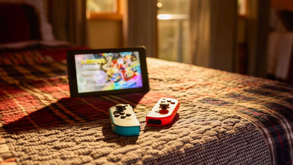 Joy-Cons do Nintendo Switch com controle de movimento e vibração HD