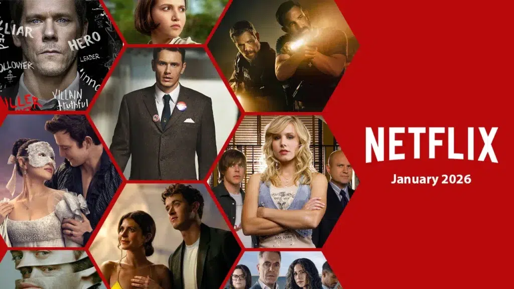 Netflix em janeiro de 2026: lista completa de lançamentos, filmes, séries e originais
